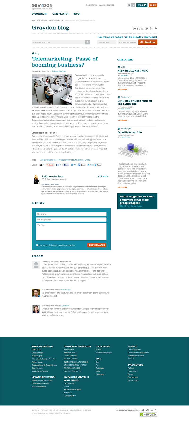 Graydon blog