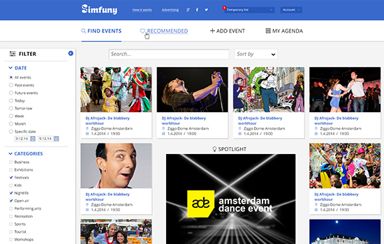 Simfuny website