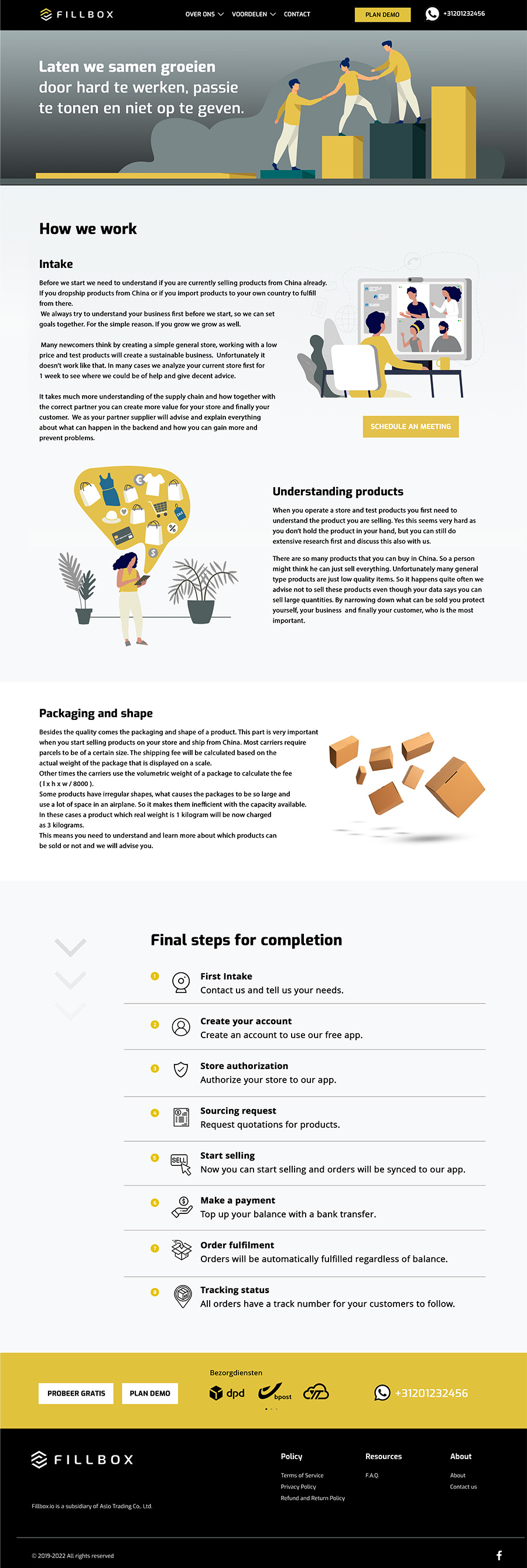 Fillbox website